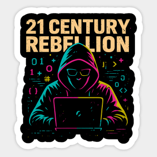 21 Century Rebellion – Punk Hacker Style Sticker